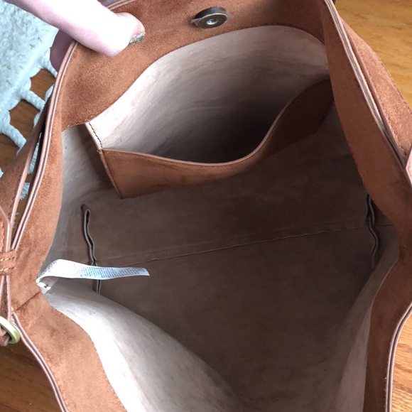 Suede bucket bag - NWOT - Picture 2 of 3
